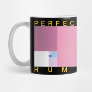 Perfectly Human - Bigender Pride Flag - Pink Main Mug